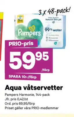 City Gross Aqua våtservetter erbjuda