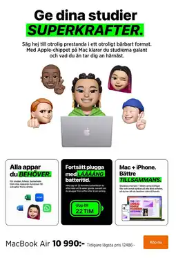 Power MacBook Air erbjuda