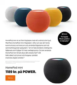 Power HomePod mini erbjuda