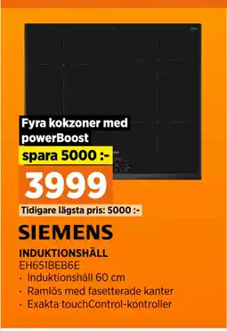 Power INDUKTIONSHÄLL erbjuda