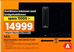 Power INDUKTIONSHÄLL MED INBYGGD FLÄKT erbjuda