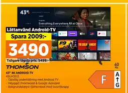 Power 43 4K ANDROID TV erbjuda