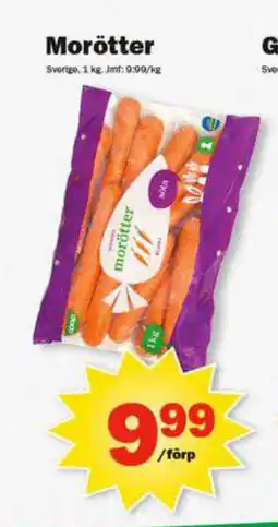 Pekås Morötter erbjuda