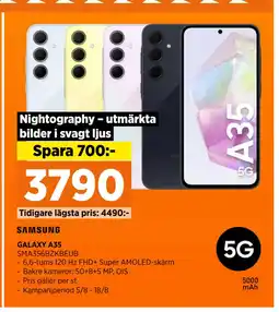 Power GALAXY A35 erbjuda