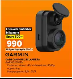 Power DASH CAM MINI 2 BILKAMERA erbjuda