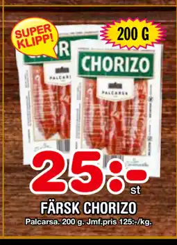 Nya Pulsen FÄRSK CHORIZO erbjuda