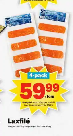 Pekås Laxfilé erbjuda