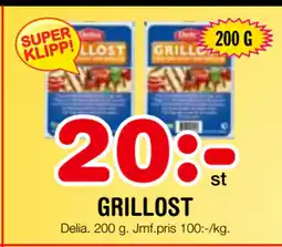 Nya Pulsen GRILLOST erbjuda