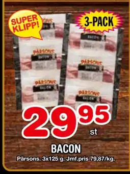 Nya Pulsen BACON erbjuda
