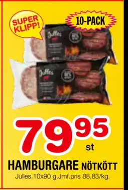 Nya Pulsen HAMBURGARE erbjuda