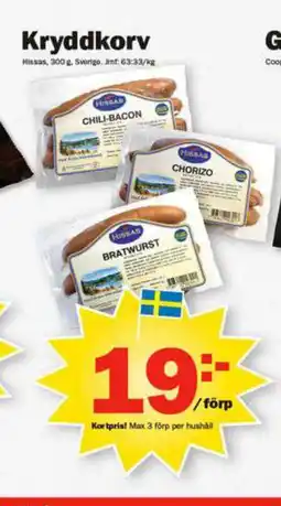 Pekås Kryddkorv erbjuda