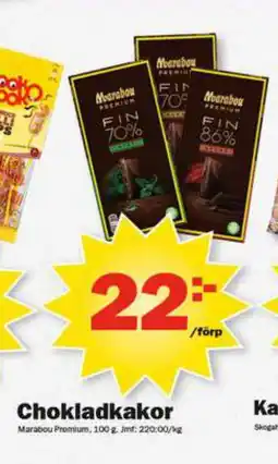 Pekås Chokladkakor erbjuda