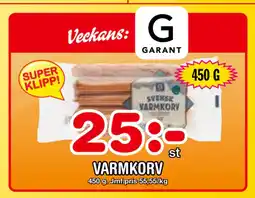 Nya Pulsen VARMKORV erbjuda