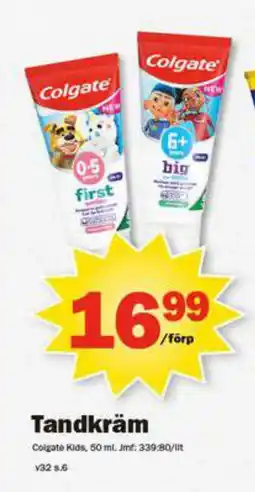 Pekås Tandkräm erbjuda