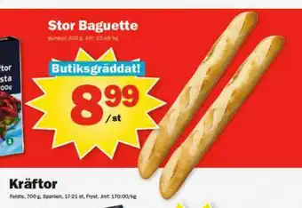 Pekås Stor Baguette erbjuda