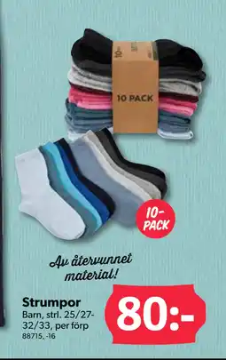 DollarStore Strumpor erbjuda