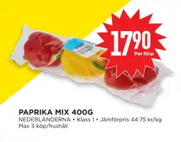 Willys Hemma PAPRIKA MIX 400G erbjuda