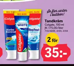 DollarStore Tandkräm erbjuda