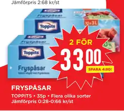 Willys FRYSPÅSAR erbjuda