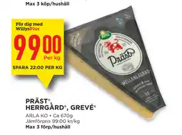Willys PRÄST , HERRGÅRD , GREVÉ erbjuda