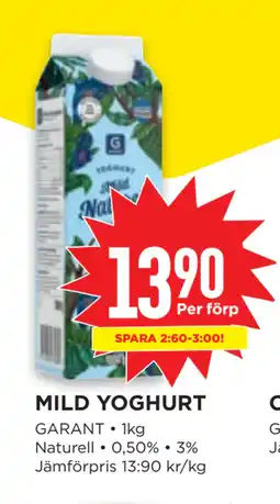 Willys MILD YOGHURT erbjuda