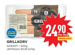 Willys GRILLKORV erbjuda