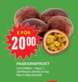 Willys PASSIONSFRUKT erbjuda