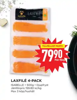 Willys LAXFILÉ 4-PACK erbjuda