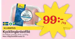 Hemköp Kycklingbröstfilé erbjuda