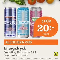 Hemköp Energidryck erbjuda