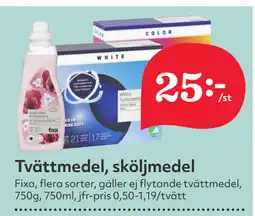 Hemköp Tvättmedel, sköljmedel erbjuda