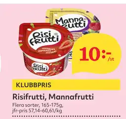 Hemköp Risifrutti, Mannafrutti erbjuda