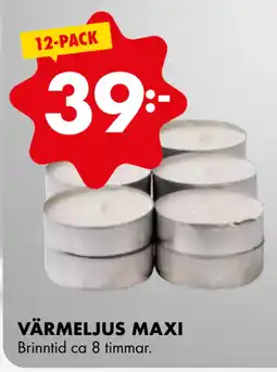 ÖoB VÄRMELJUS MAXI erbjuda