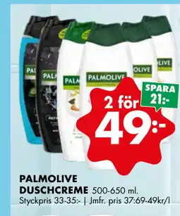 ÖoB PALMOLIVE DUSCHCREME erbjuda