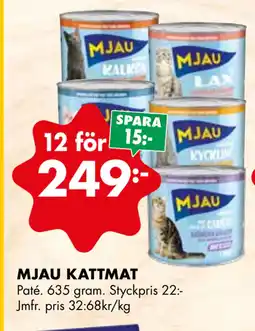 ÖoB MJAU KATTMAT erbjuda