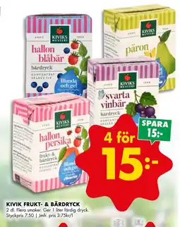 ÖoB KIVIK FRUKT- & BÄRDRYCK erbjuda