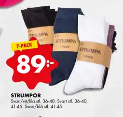 ÖoB STRUMPOR erbjuda