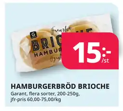 Tempo HAMBURGERBRÖD BRIOCHE erbjuda