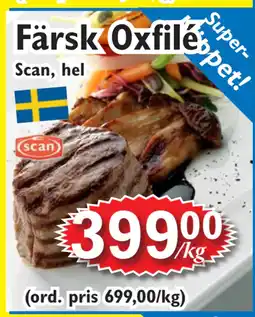 T-jarlen Färsk Oxfilé erbjuda