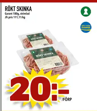 Nelins RÖKT SKINKA erbjuda