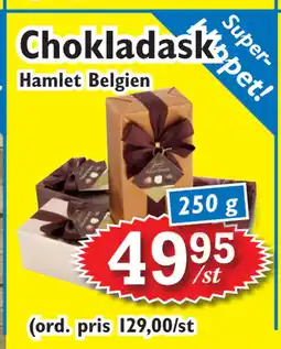 T-jarlen Chokladask erbjuda