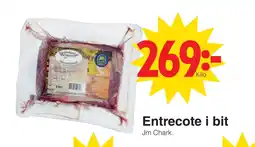 Matöppet Entrecote i bit erbjuda