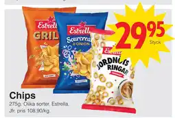 Matöppet Chips erbjuda