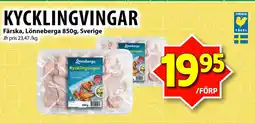 Matvärlden Tensta KYCKLINGVINGAR erbjuda