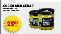 Nelins gurka med senap erbjuda