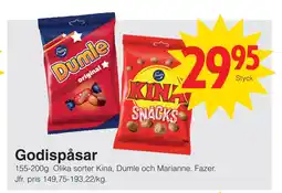 Matöppet Godispåsar erbjuda