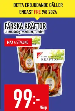 Matdax FÄRSKA KRÄFTOR erbjuda
