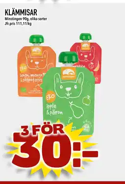 Matdax KLÄMMISAR erbjuda