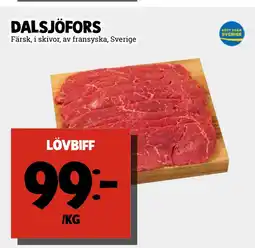 MatArket Lövbiff erbjuda