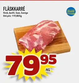 Din Mat FLÄSKKARRÉ erbjuda